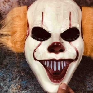 IT Horror Clown Joker Mask for Adult. Scary Halloween Mask