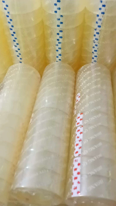 (Giá Xưởng Xả kho siêu Tiết kiệm) 100Yard nặng 1kg Băng Keo Băng Dính Trong/Đục 4.8cm - 100Yard ( 1kg 6 cuộn)