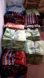 Kain Songket Thailand Set Selendang Khas Sulawesi Palembang