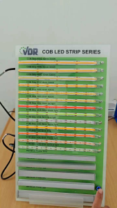 VDR LED STRIP COB WARNA CAHAYA BLUE ICE / ICE BLUE / ES BIRU / BIRU ES DC 12V 320LED / METER IP33 5M 1Roll 5 METER BAGUS KUALITAS TERJAMIN