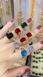 CINCIN TITANIUM GIOK EMAS 8 MODEL ANTI LUNTUR ANTI KARAT LAPIS EMAS24K