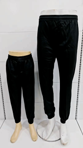 Tracksuit Kids & Adult Seluar Tracksuit Bawah Getah Seluar Sukan Kain TRICOT Golden Cashmere 金光绒布料 SELUAR TRACKSUIT SEKOLAH