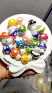 4pcs manik jamur luxury uv manik manik bahan kerajinan diy