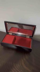 Affordable vintage Japanese black lacquer musical jewelry box 20x10x5 cm 😍👌🏻