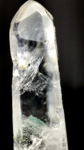 อินครูชั่น พีระมิด สีเขียว ควอตซ์ คลิสตัล🔸Inclusion Green Pyramid Quartz Crystal