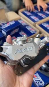 ปั๊มล่างนิชชิน(Nisin) แท้💯%+ขาจับดำ สำหรับเวฟ 125(เก่า/R/S/บังลม/หัวเถิก/หัวแหลม) ปั๊มแท้ๆๆ100% 2พอต