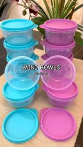Tupperware Stackable Mini Bowl 250ml - Airtight Leakproof Small Food Storage Container - Assorted Colors