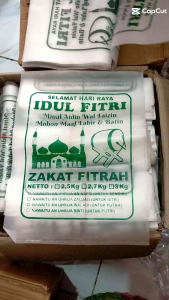 Plastik Beras Zakat 25-3 kg (isi 50 lembar)