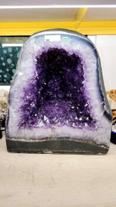 Natural Brazil Super High Gred Amethyst Crystal Cave Ornament - Decorative home accessory - Indoor lighting decor - Super Crystal Mineral Enterprise
