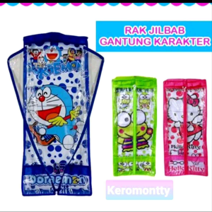 Rak jilbab tempat kerudung /Rak gantung tempat hijab