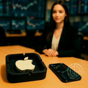 Asbak Aesthetic Asbak Unik Logo Apple Iphone Hiasan Meja