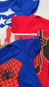[INNOCENTTEES] SUPERHEROES ONESIES MILESTONES  BABY ROMPER - ONESIES || BABY ONESIES || 1 - 12 MONTHS