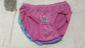 6PCS CELANA DALAM ESEN ANAK CEWEK KARET RENDA KARAKTER 2-6TH