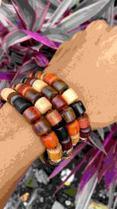 GELANG KOMBINASI 8 JENIS KAYU NUSANTARA LANGKA