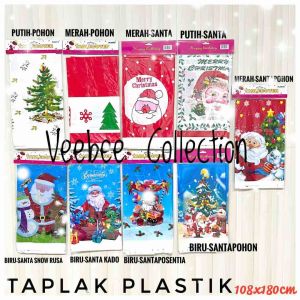 Taplak Meja Plastik Natal & Taplak Meja Acara