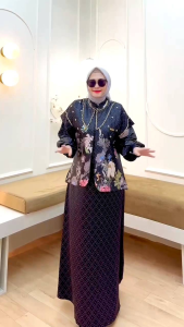 DRESS GAMIS OUTER MODE THALIA 2 IN 1 TERBARU BY HMF 100%ASLI REAL ADA MODE MALIHA AURORA