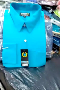 Wendya.T Kemeja Pria Formal Warna Biru Tosca✓Kemeja Polos Lengan Panjang