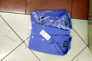 Wendya.T Kemeja Pria Formal Warna Ungu Lavender✓Kemeja Polos Lengan Panjang