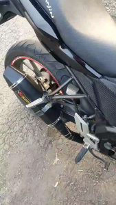 Silencer Knalpot Motor: Silencer Layang Evo Hitam & Inlet 50 mm