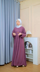 gamis crinkle model baru 9 M L XL