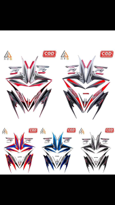 Stiker Striping Lis Les Body Motor Honda Vario Techno 125 FI 2013 Full Set Motif Standar