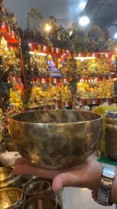 Fullmoon singing bowl 7นิ้ว(17-18cm)จากเนปาล#พร้อมส่งในไทย#