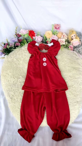 Setelan Bayi Mischa Set Bandana / Set Setelan Bayi Murah