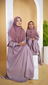 Jilbab Hijab Bergo Krudung Couple Anak SD Terbaru 2024