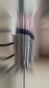 Pleated and Plaid Skirt Full Length Rubber Waist Band