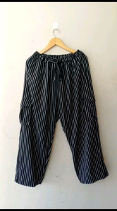 Celana Panjang Wanita Jumbo Kekinian Premium Crinkle Kantong Nyaman Adem