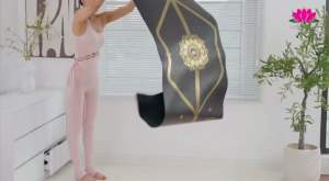 Thảm tập yoga cao su phiên bản ASANA/MOON [TẶNG NƯỚC VỆ SINH THẢM+TÚI ĐỰNG CHỐNG NƯỚC] thương hiệu LOUIS YOGA - Thảm tập yoga cao su tự nhiên định tuyến độ bám cao an toàn khi sử dụng