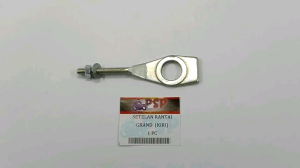 Setelan Rantai Grand KIRI Lubang Besar (Harga Per 1 PCS) Stelan Rante Anting Anting Chain Adjuster Arm Arem + Plat Lubang Besar Astrea Prima Legenda Supra Lama Tromol 100cc Supra X Lama Supra Fit Lama Supra XX