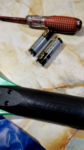 Portable Mosquito Killer Swatter Racket With 2 AA Battery Free Ready Stock .Home And Living Office Mosquito Racket Outdoor Indoors Portable Used