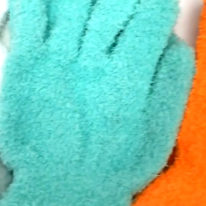 Fleece Gloves female and man winter fingers keep warm thick all-match Gloves