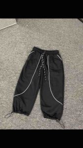 Celana Anak Gombrang Skena Baggy Pants Terbaru Plat Menyala Laki-laki Perempuan Usia 4-15 Tahun Celana Strip Reflektif Menyala Best Selle