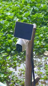 4G วงจรปิดกันน้ำ SOLACELL 360 องศา พูดตอบโต้ รวม PIR ตรวจ หมุนได้ กล่องพลังงนแสง ICSEE