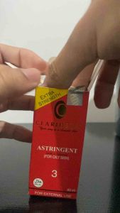 (COD) Clariderm Astringent Alkohol 100% / Toner Pembersih Wajah For Oily Skin - 60mL / Toner Clariderm ori asli 60mL / Toner Wajah Clariderm Bayar Ditempat/COD