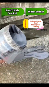 Yasen Roof Slab Waterproof Paint Coating Water Based Polyurethane Crack Seal Repair Wall Floor Ceiling