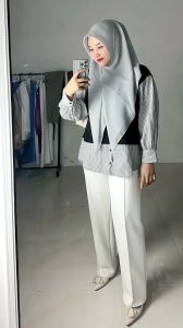 Celana kulot cubit scuba premium//Kulot scuba polos termurah & terlaris