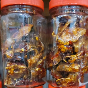 Mực rim sa tế hộp 500 gram Đặc sản Nha Trang   - Cá Cơm Khô Nha Trang