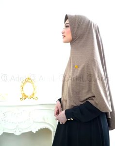 Andini Adel jilbab instan bergo daily harian jumbo syari premium