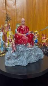 Tượng Phật Địa Tạng Vương Bồ tát  cao cấp. vẽ chi tiết . cao 24 cm