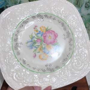 🇬🇧England Surplus Vintage Bread Plate | Deco Plate