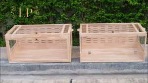 กรงสัตว์เลี้ยงขนาดใหญ่ บ้านสัตว์เลี้ยง สวย แข็งแรง มินิมอล เคลือบกันน้ำ สำหรับ เม่น หนูแฮมเตอร์ แกสบี้ กระต่าย งู เต่า กรงขนาด 80x40x40 ซม