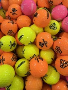 10 quả bóng golf DIAWINGS màu độ mới 99%