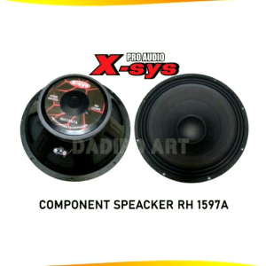 (1set/Sepasang) Komponen Speaker 15 Inch XSYS RH1597A Original 600 Watt