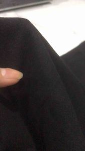 Vải Linen màu đen dày vừa mềm co giãn nhẹ (khổ 1m3)may đầm váyquần áo kiểu thời 📄