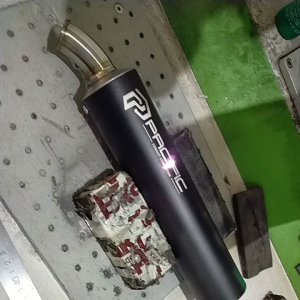 COD silincer knalpot PACIFIC ninja R RR SS ZX suara di jamin garing dan tarikan enteng atas bawah ngisi panjang 27cm