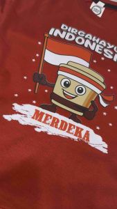 SETELAN ANAK 17 AGUSTUS CAPUCINO MERDEKA CELANA KOTAK
