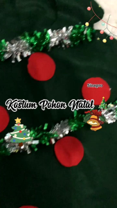 Natal Cosplay Panggung Kostum Tahun Baru Properti Pohon Natal Dewasa Anak Liburan Kostum Dropshiping